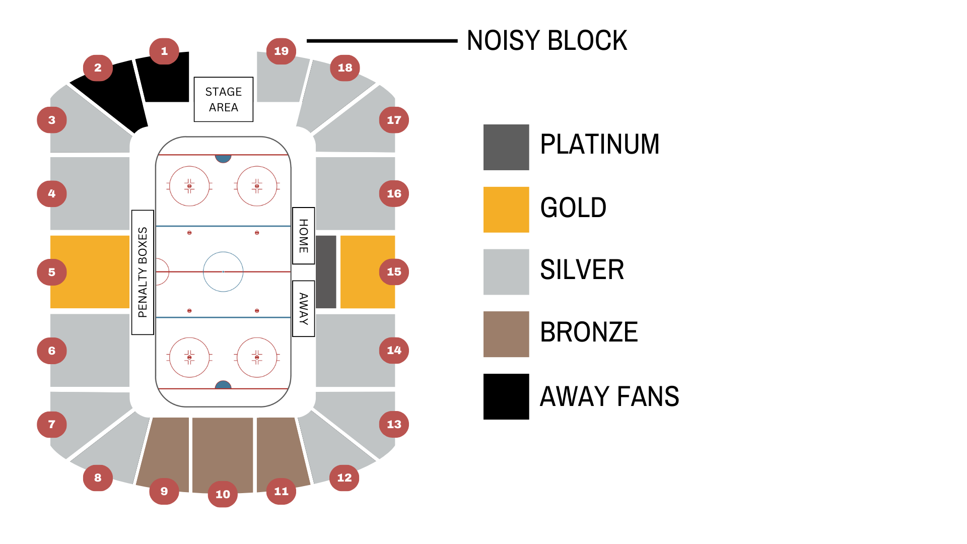 Venue & Ticket Info (seating diagram)