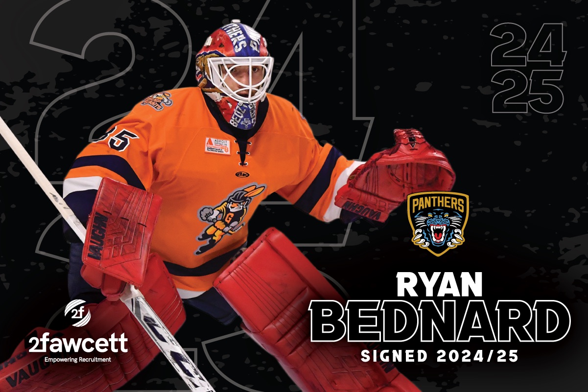 PANTHERS SIGNED NETMINDER RYAN BEDNARD Top Image