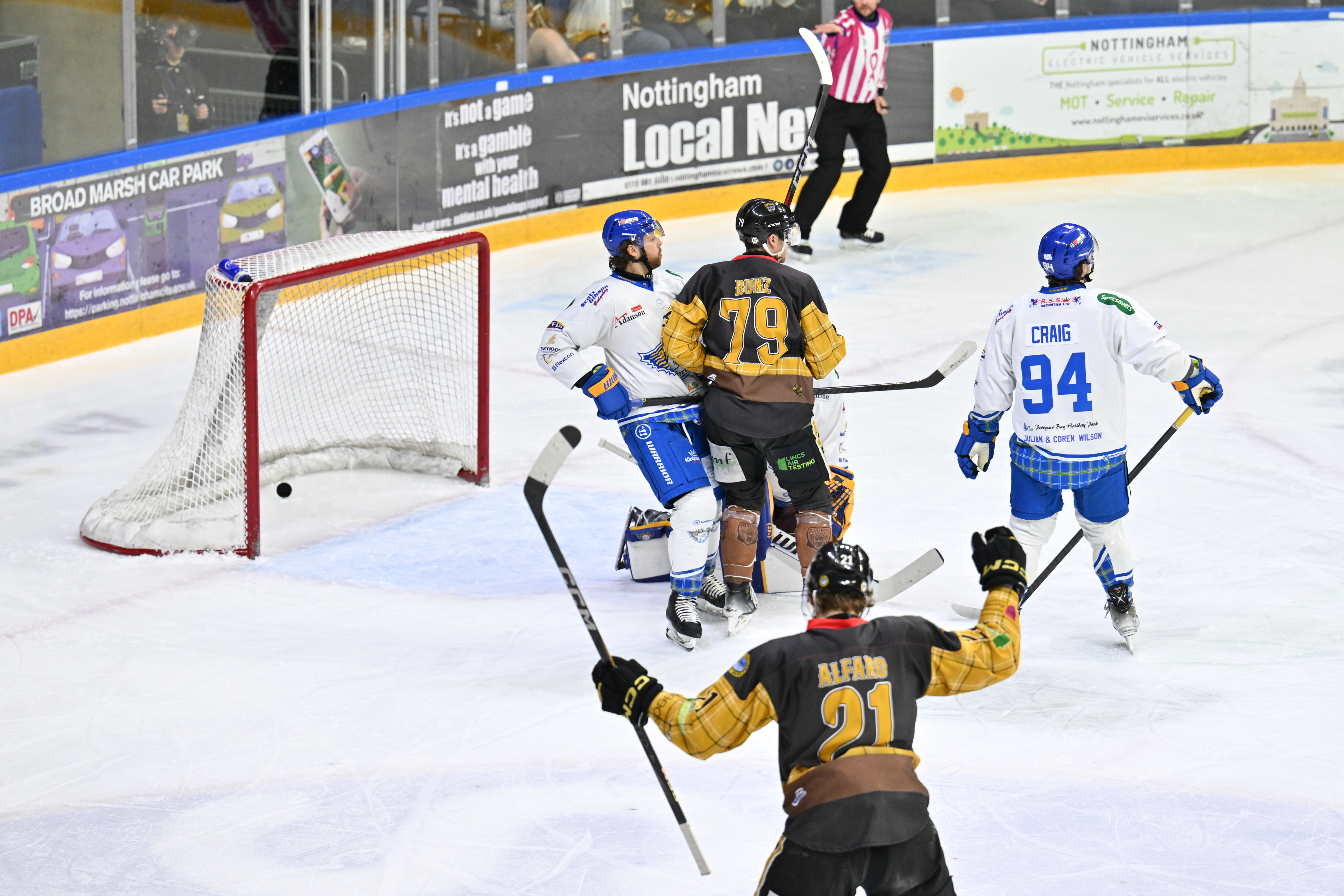 BUNZ'S EXCITEMENT OF FIRST PANTHERS GOAL Top Image