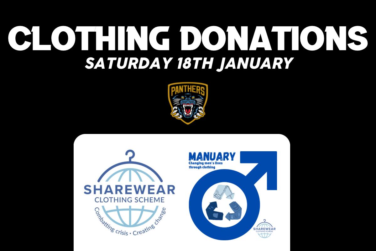 DONATE YOUR MEN'S CLOTHING ON SATURDAY Top Image