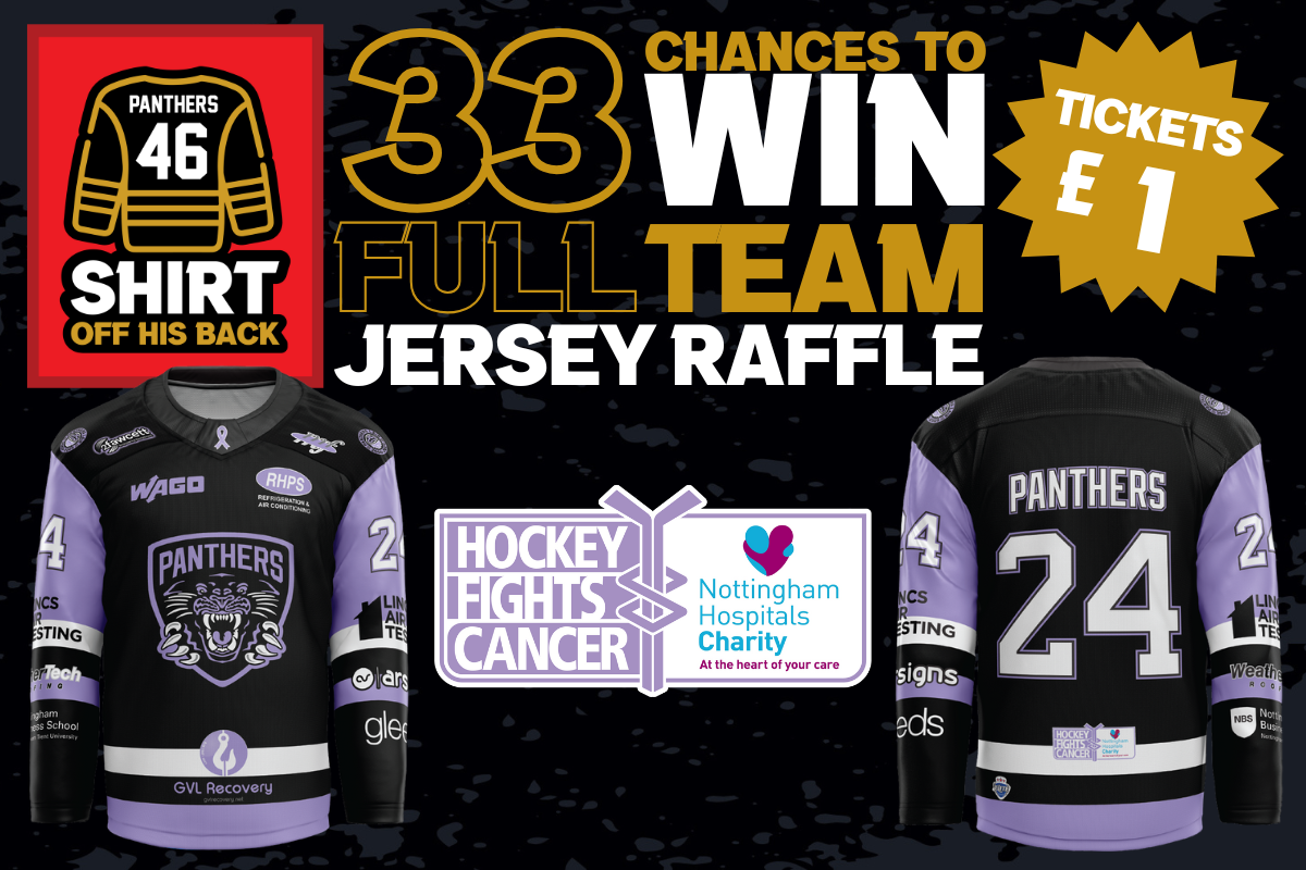 WIN A HOCKEY FIGHTS CANCER GAME-WORN JERSEY Top Image