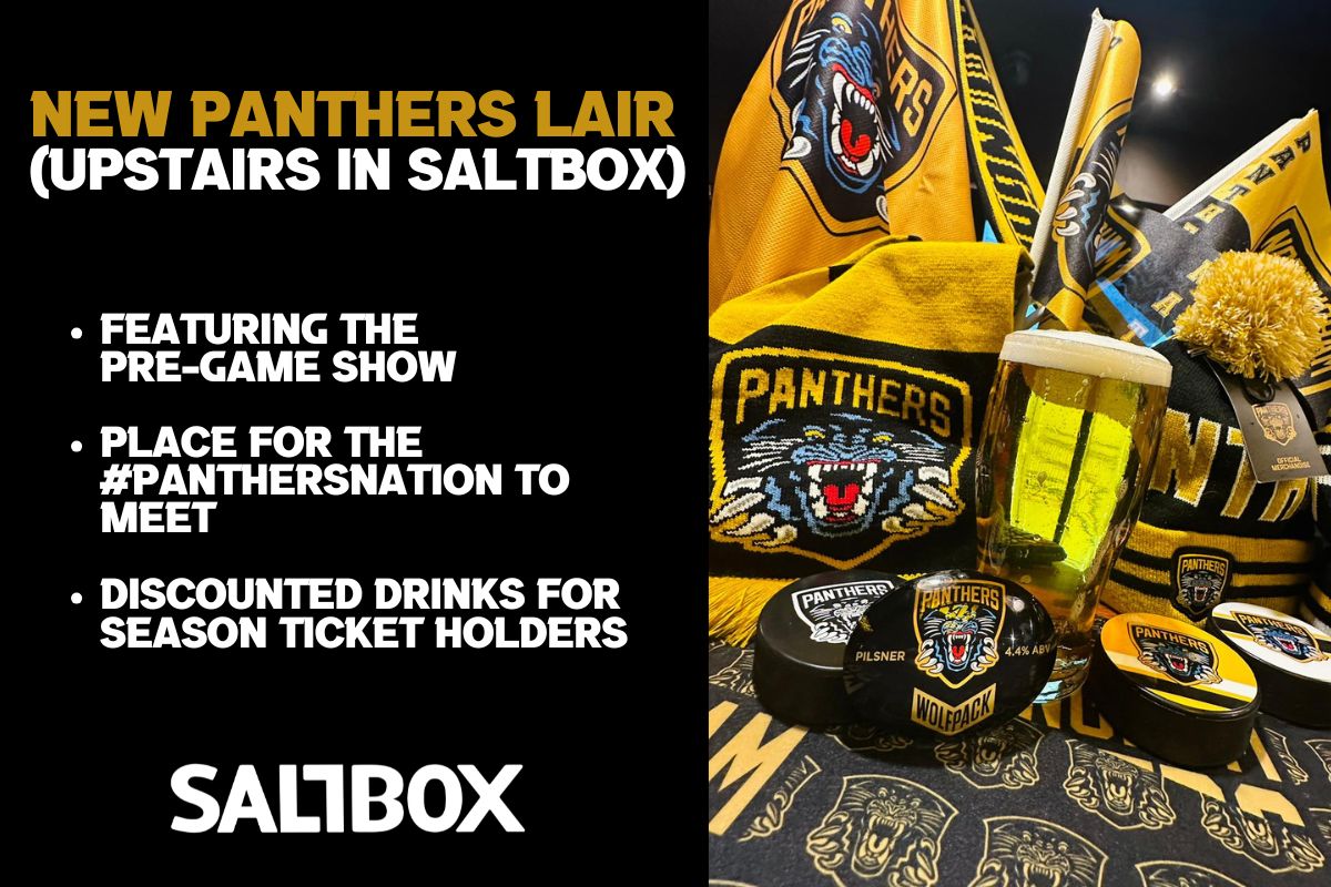 TWO SPECIAL GUESTS FOR OPENING WEEKEND OF PANTHERS LAIR IN SALTBOX Top Image