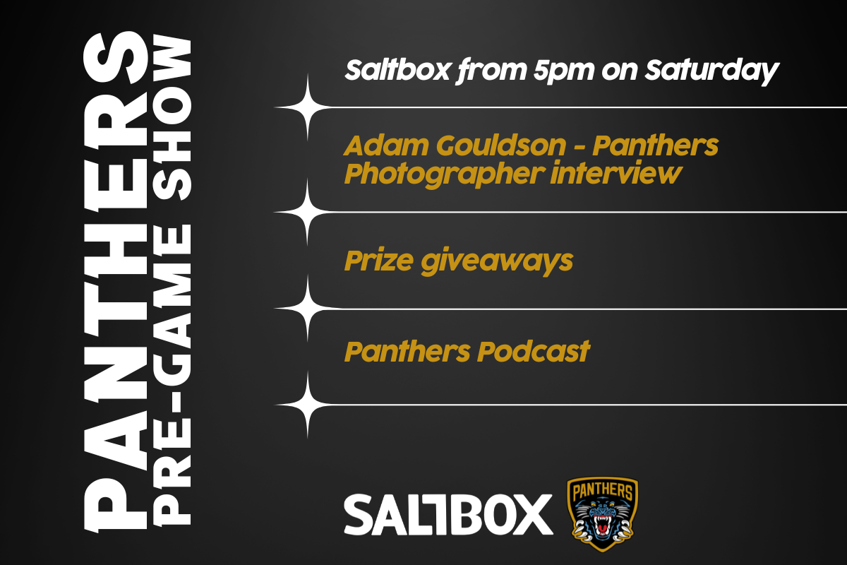 PRE-GAME SHOW IN SALTBOX FROM 5PM Top Image