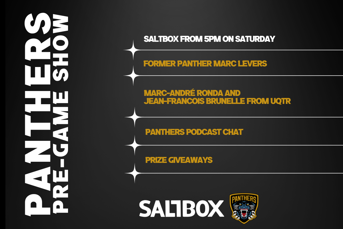 FIRST PRE-GAME SHOW IN SALTBOX ON SATURDAY Top Image