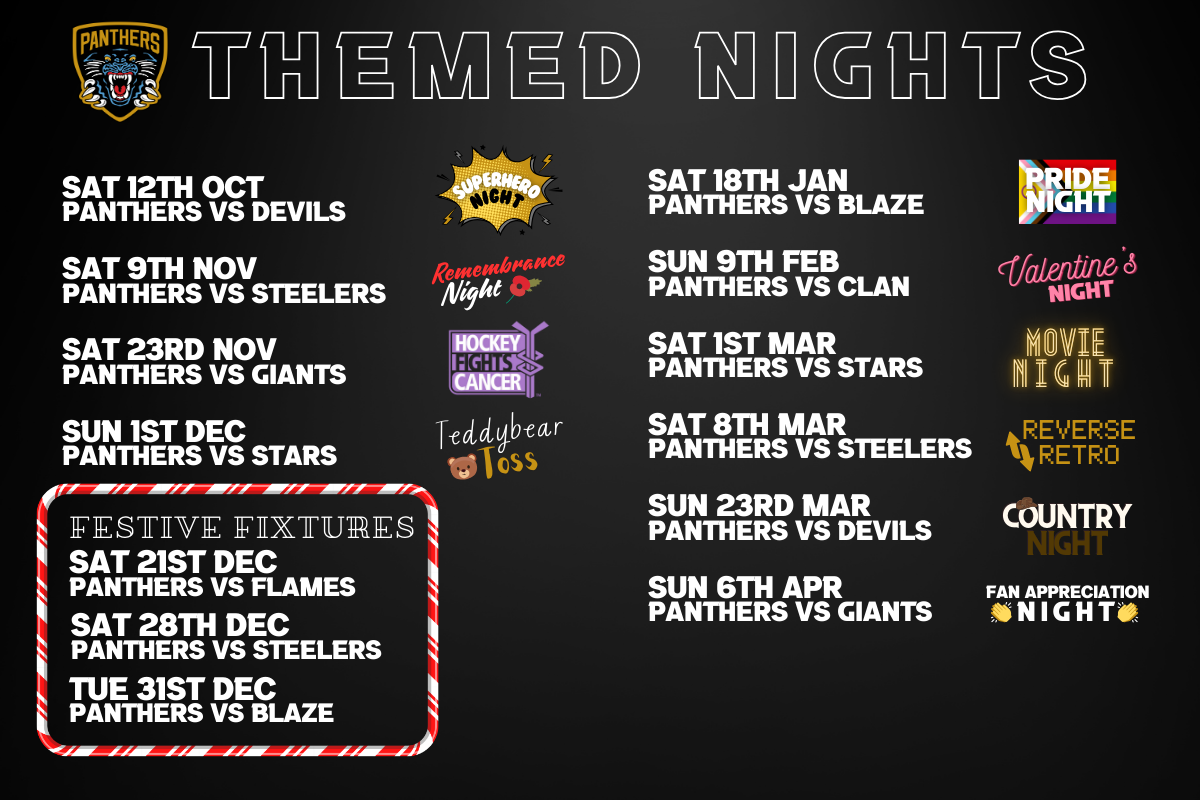 THEME NIGHTS RETURN FOR 2024-25 SEASON Top Image