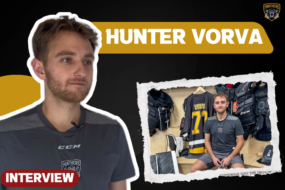 HUNTER VORA FIRST INTERVIEW ON PANTHERS TV Top Image