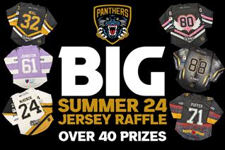 NOTTINGHAM PANTHERS BIG SUMMER 24 JERSEY RAFFLE