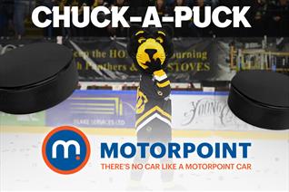 MOTORPOINT TO SPONSOR CHUCK-A-PUCK THIS SEASON