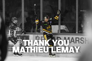 THANK YOU AND BEST OF LUCK TO MATHIEU LEMAY