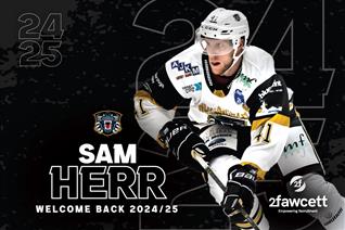 FANS' FAVOURITE SAM HERR RETURNS TO PANTHERS